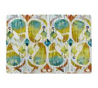 Ikat Vibrant Rug Benjamin Tate Design Natural Large