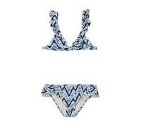 Ikat Wave Triangle Bikini with Ruffles - female - Pepe Jeans - Kids Bikinis - Multicolor - 2 Y - Kids 2 Y