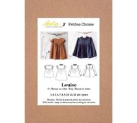 Ikatee Sewing Pattern Kids Louise Blouse & Dress 3 Years - 12 Years