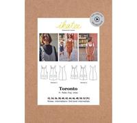 Ikatee Sewing Pattern Toronto Dress UK 6 to 24