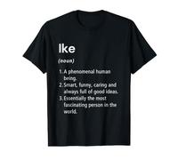 IKE Name Definition Dictionary Value Graphic T-Shirt