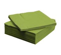 Ikea 0735343227301 Fantastisk Paper Napkin, Medium Green, 20 x 20 x 5 cm Pack of 50