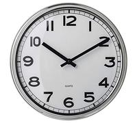 IKEA.. Wall Clock, Stainless Steel