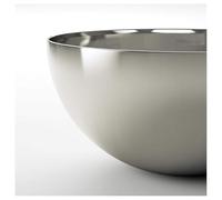 IKEA 200.572.55 Blanda Blank Serving Bowl, Stainless Steel, 8-Inch, Silver