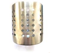 Ikea 3 x Kitchen Utensil Caddy Cooking Tools Holder, Stainless Steel, 14 x 12 x 13.5 cm