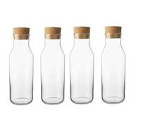 Ikea 365 (34 Oz) Clear Glass Carafe With Cork Stopper, Ideal For Hot and Cold Water Pitcher, Tea/Coffee Maker, Iced Tea, Beverage Pitcher As Well As for Serving Wine (4, 34 oz)