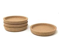 Ikea 365+ Cork Coasters with Deep Groove Insert 4 (10cm), Protect Tabletop Surface, Great Hack Jewelry Dish (4, 4 Diameter)