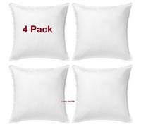Ikea 4 Pack GURLI White Cushion Covers 100% Cotton Cover 50x50cm UK Stock - AZ