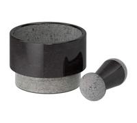 IKEA 602.012.51 Ädelsten Mortar and Pestel, Marble Black