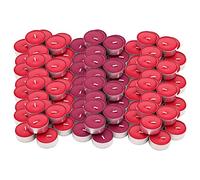 Ikea 8 x Red Garden Berries Scented Tealight Candles - Set of 30
