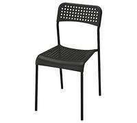 IKEA ADDE Chair, home use and meets the requirements for durability and safety, (Black, 1)