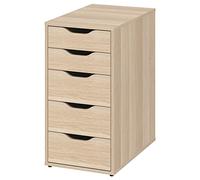 IKEA Alex Drawer Unit, 36x70 cm, White Stained/Oak Effect