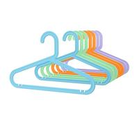 IKEA BAGIS Children's Clothes Hangers, Mixed Pastel Colours, Set of 24