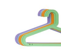 IKEA BAGIS Children's Clothes Hangers, Mixed Pastel Colours, Set of 24