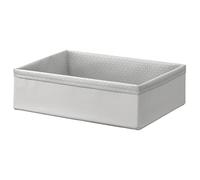 IKEA BAXNA 2 Set Gray/ White Organizer 10 ¼x13 ½x4 " (26x34x10 cm)
