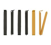 IKEA BEVARA sealing clip, anthracite/dark yellow