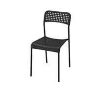 IKEA Dining Chair ADDE Black Kitchen Living Study Room Chair Stackable Chair