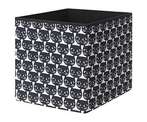 IKEA DRÖNA Box, 33x38x33 cm, White/Black Patterned