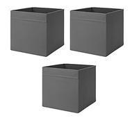 IKEA Drona Box (Dark Gray, 3 Pack (L:15" x W:13" x H:13"))