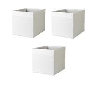 IKEA Drona Box (White, 3 Pack (L:15" x W:13" x H:13"))
