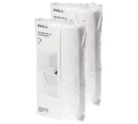 Ikea DVALA White Fitted Bed Sheets, Euro Single 90 x 190 cm, European Size, 100% Cotton - Set of 2