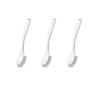 Ikea Easily Handable White Dish-Washing Brush (Pack of 3)