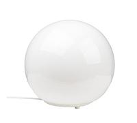 IKEA FADO ball-shaped table lamp made from hand blown glass, 25 cm diameter, Glass, White, 28 x 27 x 28 cm