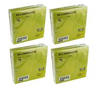 Ikea FANTASTISK 3-Ply Paper Napkins, Medium Green, 40x40 Centimetres, 001.498.31 - Set of 200 (4x50)