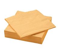 IKEA FANTASTISK Paper Napkin, 40x40 cm, Yellow