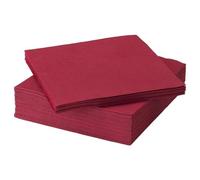 IKEA FANTASTISK - Paper napkin, red / 50 pack - 40x40 cm