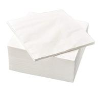 Ikea FANTASTISK - Paper Napkin, White / 100 Pack - 40x40 cm,IKE-500.357.52