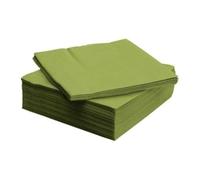 IKEA Fantastisk Paper Napkins in Green (40 cm x 40 cm) 3-ply Pack of 50