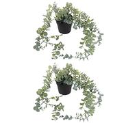 Ikea FEJKA Artificial Potted Plant, Hanging/Trailing Eucalyptus, 58x9 Centimetres - Set of 2