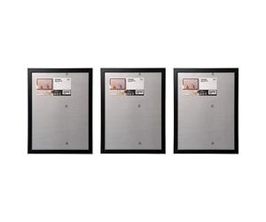 Ikea FISKBO Frames, Plastic & Fibreboard, 30x40 Centimetres, Black - Set of 3