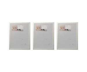 Ikea FISKBO Frames, Plastic & Fibreboard, 30x40 Centimetres, White - Set of 3