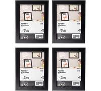 Ikea FISKBO Set of 4 Photo Frames, Black, 13 x 18 cm