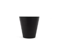 IKEA Fniss Waste Paper Basket Made from Polypropylene, White, Red or Black, Diameter 28 cm, Height: 28 cm, Volume: 10 Litres, Plastic, black, Durchmesser: 28 cm Höhe: 28 cm Inhalt: 10 l