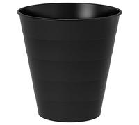 IKEA Fniss Waste Paper Basket Made from Polypropylene, White, Red or Black, Diameter 28 cm, Height: 28 cm, Volume: 10 Litres, Plastic, black, Durchmesser: 28 cm Höhe: 28 cm Inhalt: 10 l