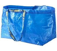 Ikea - Frakta Blue Large Bags - Ideal For Outdoor Use & Storage (Max Load - 25kg) (1, 10-Pack)