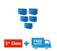 IKEA FRAKTA Large Blue Carrier Bags Moving, Laundry & Shopping Bag 1,2,3,4,5,10