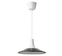 IKEA FYRTIOFYRA Pendant Lamp, White Black 15" 38 cm Brand NEW [EEK: A+ - G]