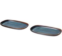 IKEA GLADELIG Plate, 20x13 cm, Blue