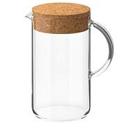 IKEA IKEA 365+ jug with lid, 1.5 l, Clear Glass/Cork