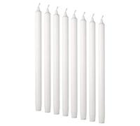 IKEA JUBLA unscented candle Set cm white 8-pack