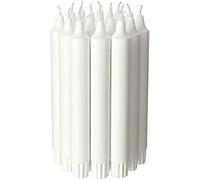 IKEA JUBLA - Unscented Chandelier Candle, White / 20 Pack - 19 cm