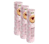 Ikea KAFFEREP Swedish Heart-Shaped Biscuits with Raspberry-Flavoured Jam Filling - Set of 3 x 176g Packs