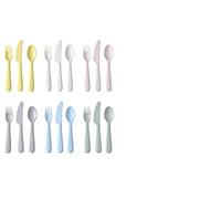 Ikea Kalas 18-Piece BPA-Free Flatware Set, Multicolored