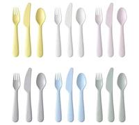 IKEA KALAS 18-Piece Cutlery Set, Mixed Colours (3)
