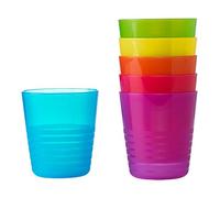 Ikea Kalas BPA Tumbler, Assorted Colors, 6 Count, 1- Pack