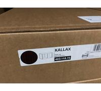 Ikea KALLAX Open Cabinet Shelf Shelving Unit 2S Book Case,77x42 cm,black-brown